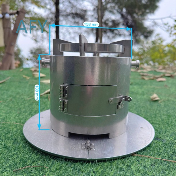 Portable Wood Gasifier Stove f - Camping Cooking Hot Plate ulasan dan harga