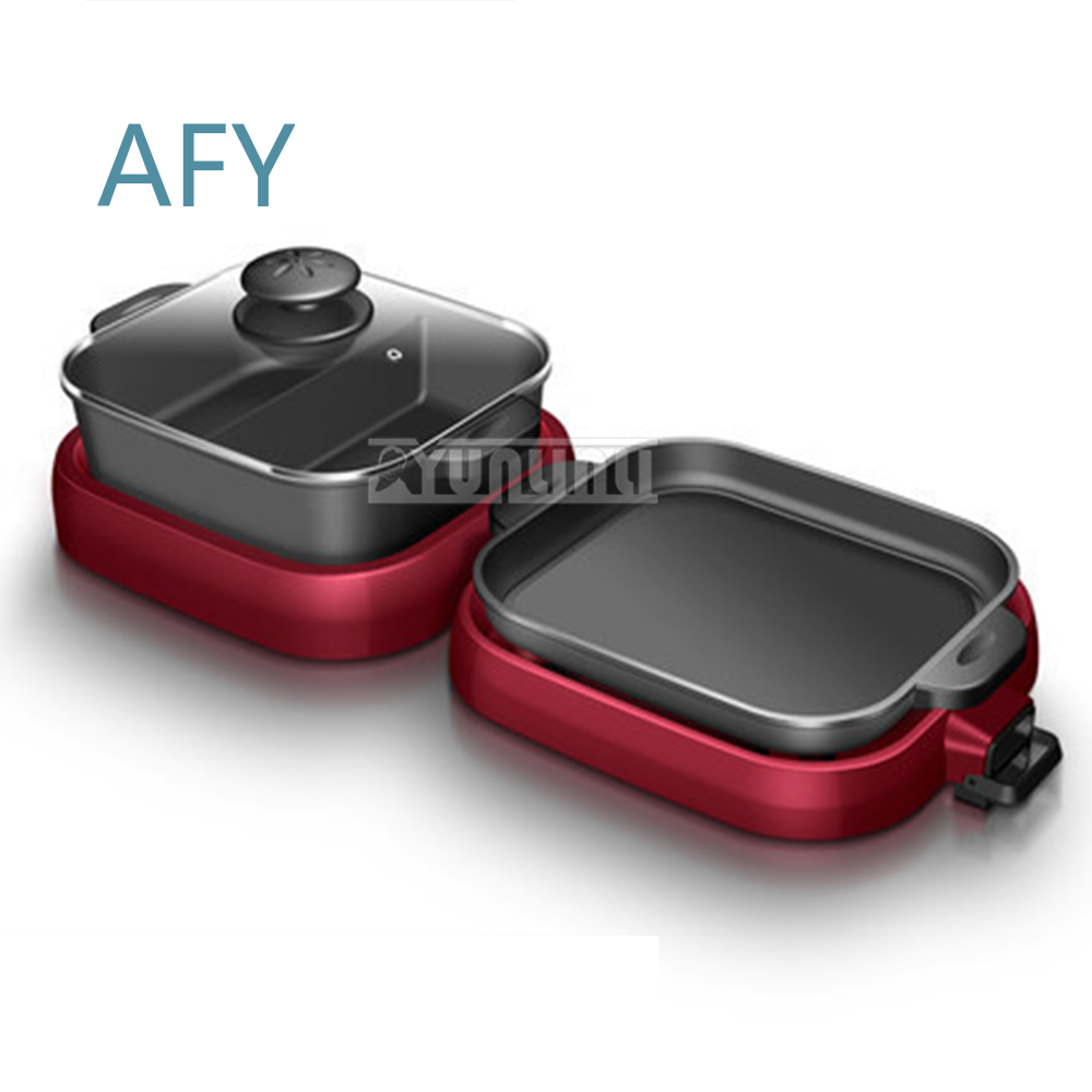 Portable Electric Hot Pot Gril - Camping Cooking Hot Plate ulasan dan harga