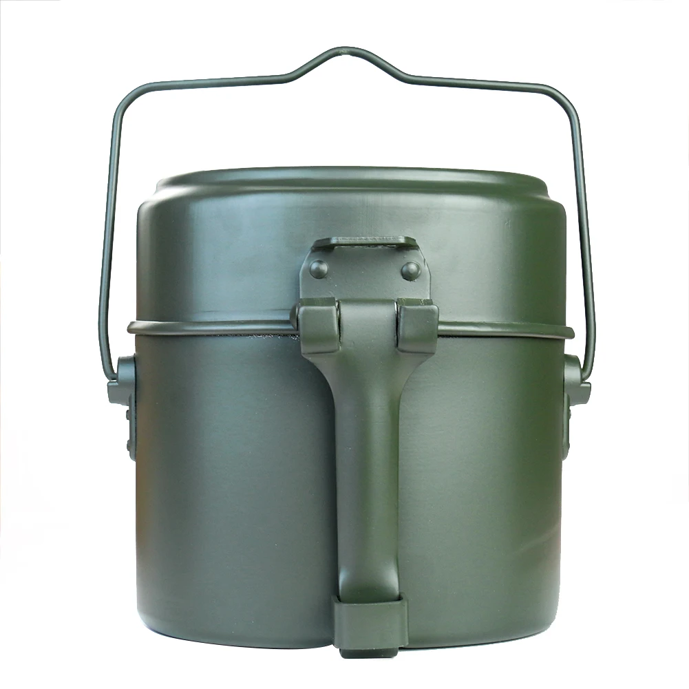 Portable Alloy Pot and Bowl Lu - Camping Cooking Kitchen Set ulasan dan harga