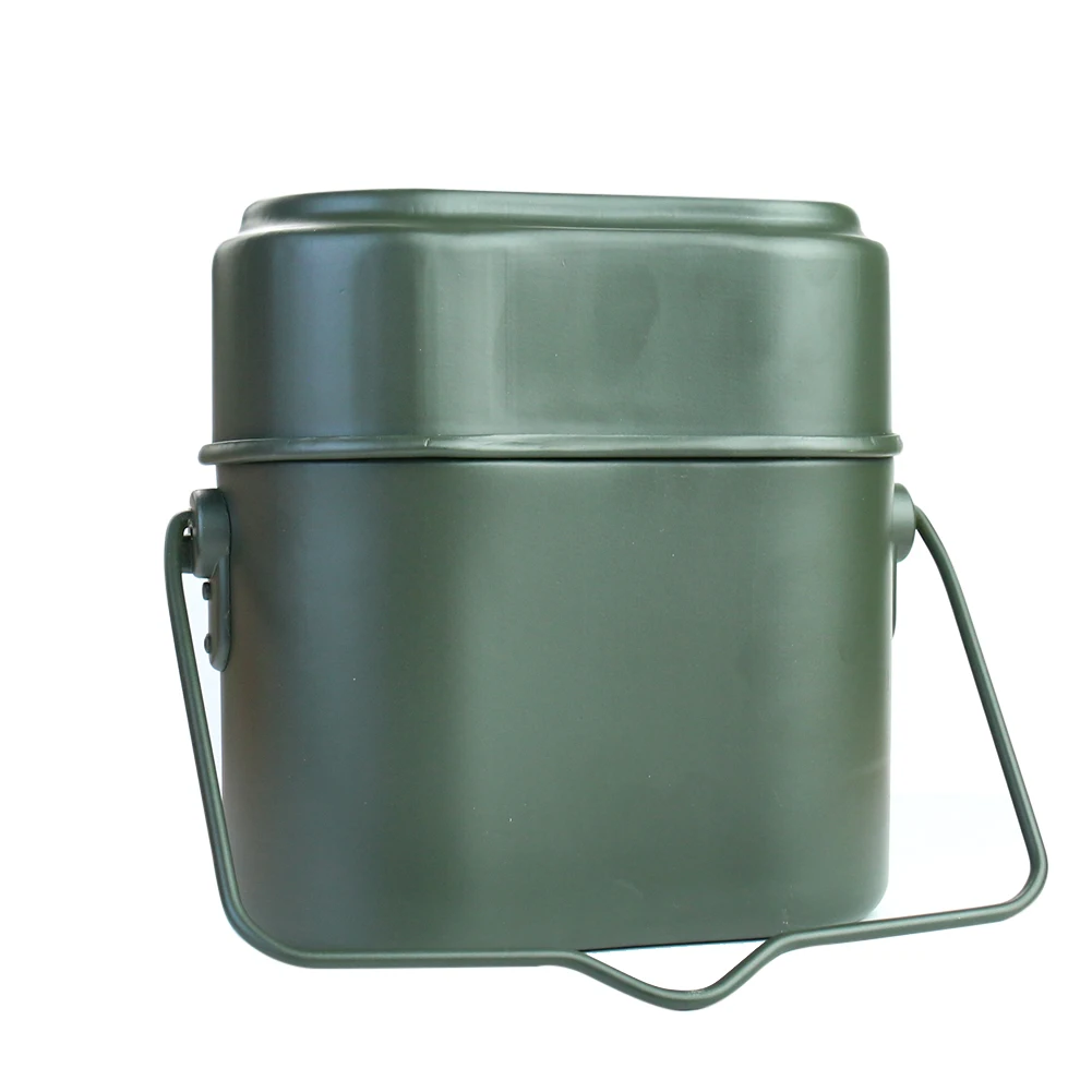 Portable Alloy Pot and Bowl Lu - Camping Cooking Kitchen Set ulasan dan harga