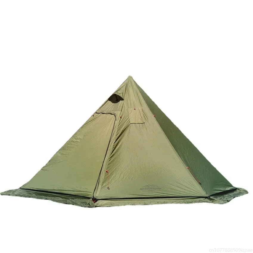 hot Pyramid Tent With Snow Ski - Camping Cooking Snow ulasan dan harga